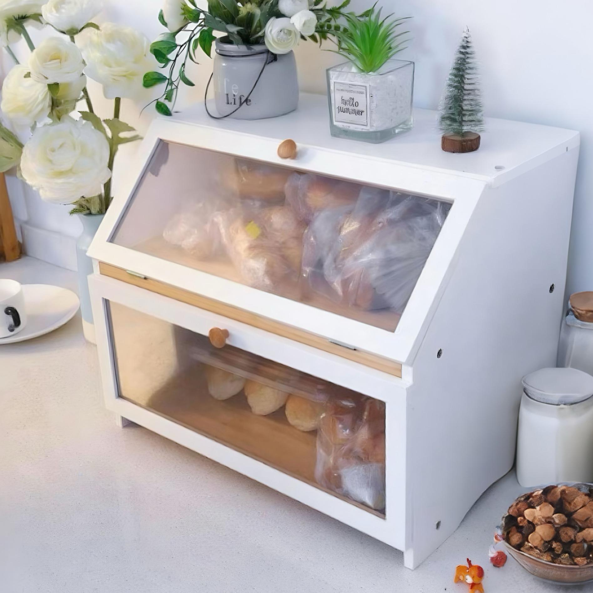 Food Storage Canister - HOMEKOKO Caja de Pan de Doble