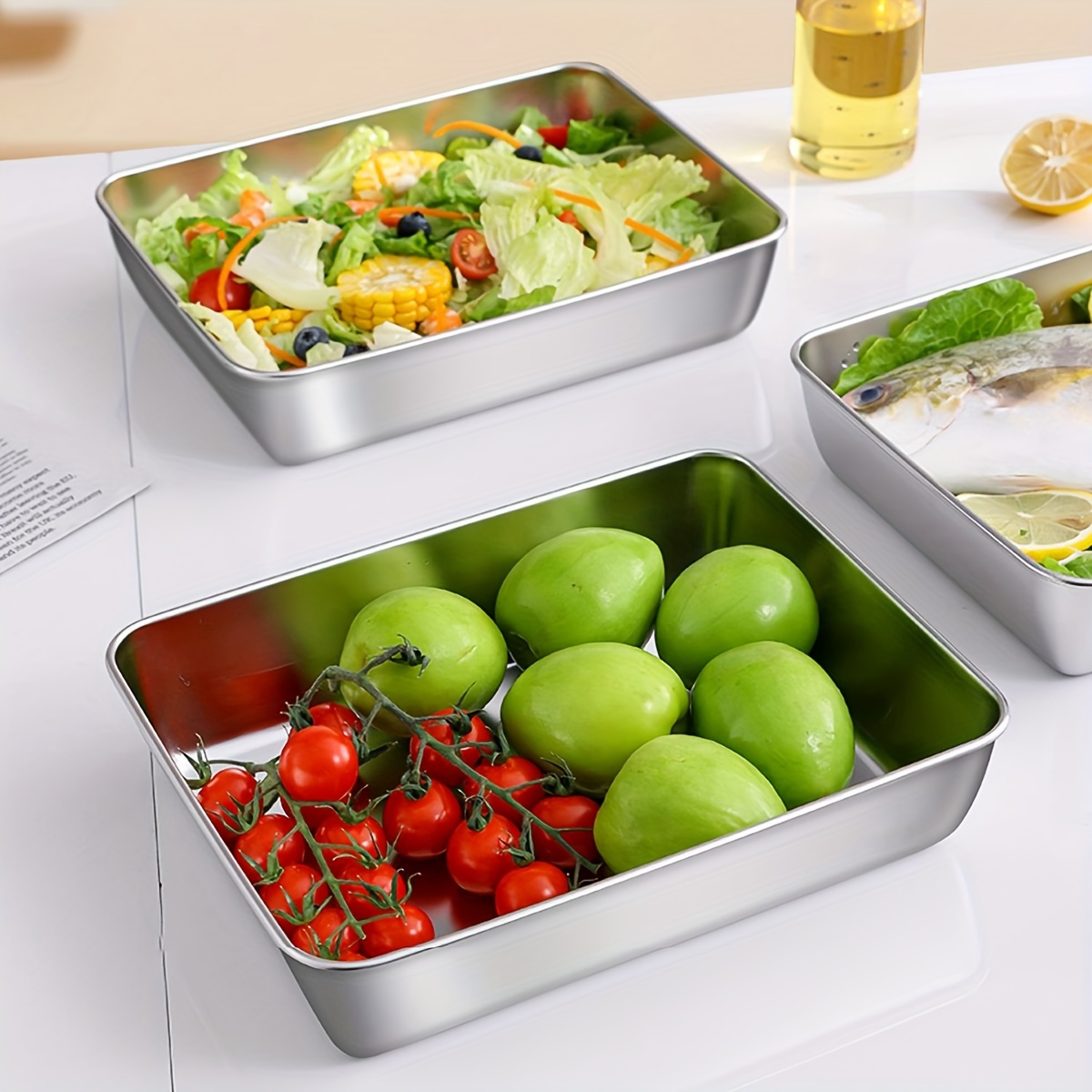 Food Storage Without Pantry - Juego de 2 Recipientes de Almacenamiento