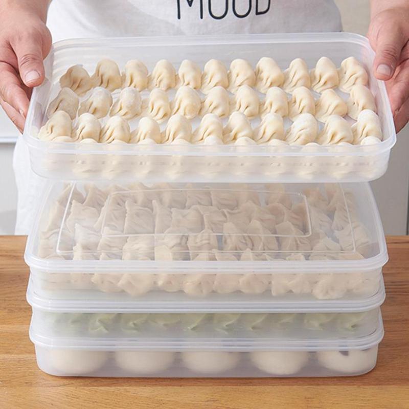 Food Storage Cabinet For Kitchen - Caja de Almacenamiento Transparente para Cocina,