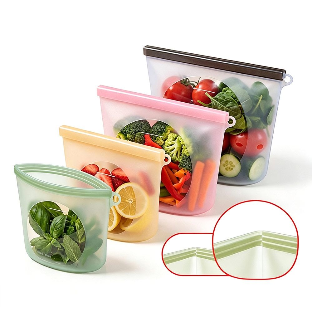 Food Storage Ziploc Bags - Bolsa de Silicona para Conservación de