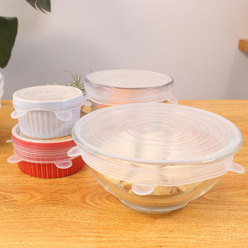 Silicone Stretch Lid - Tapa Elástica de Silicona Reutilizable, Cubierta
