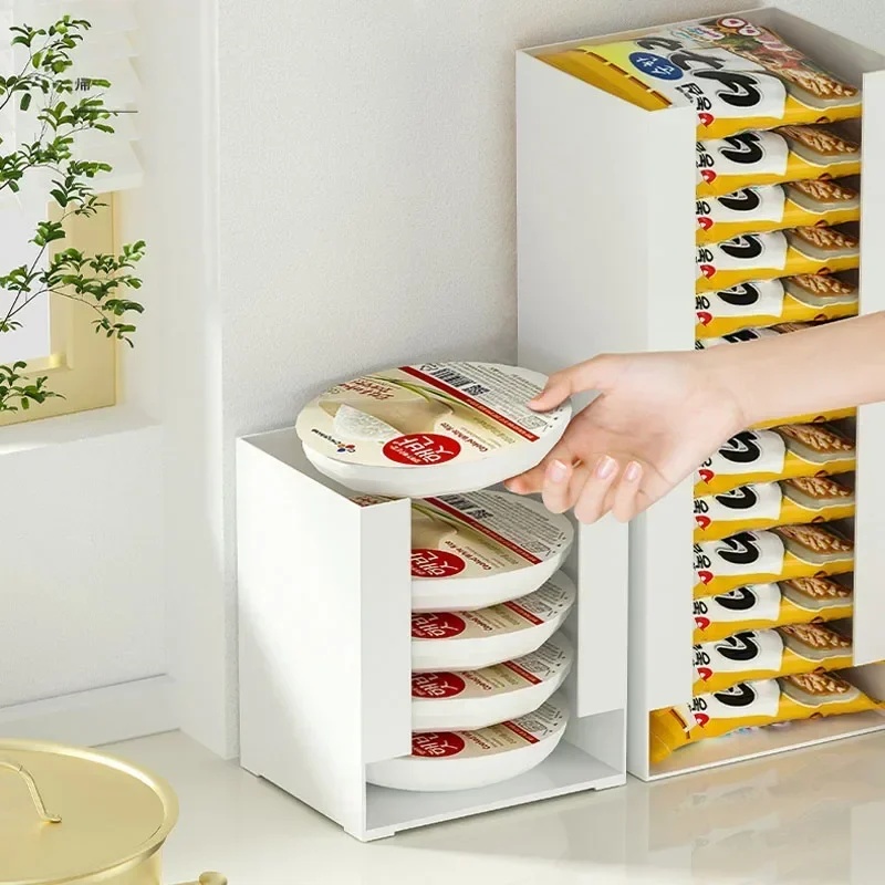 Food Storage Cabinet For Kitchen - Caja de Almacenamiento para Fideos Instantáneos,