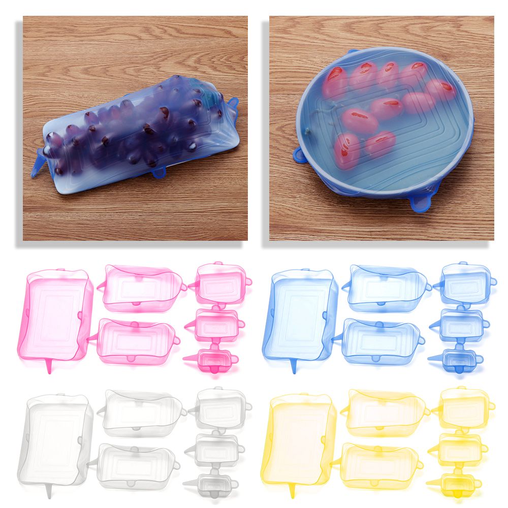 Silicone Stretch Lid - Herramientas de cocina de 4 colores,