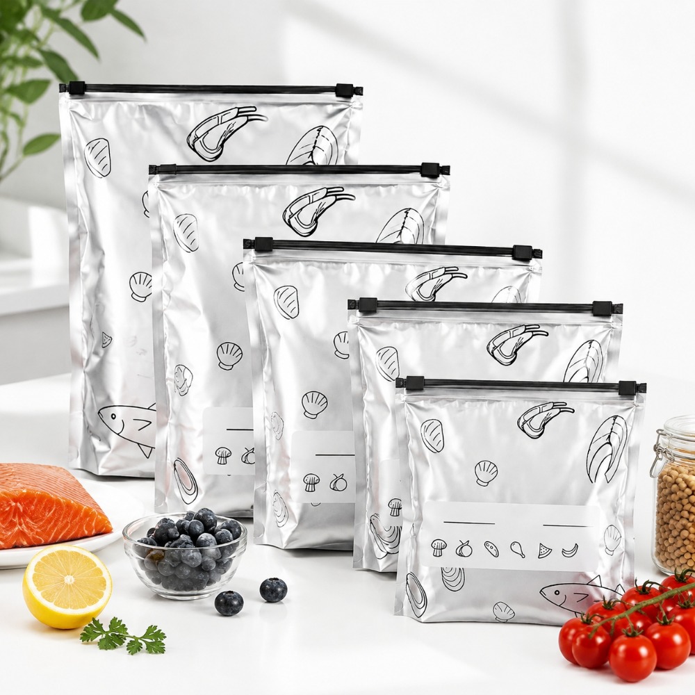 Food Storage Zipper Bags - 35 Bolsas de Almacenamiento de Alimentos