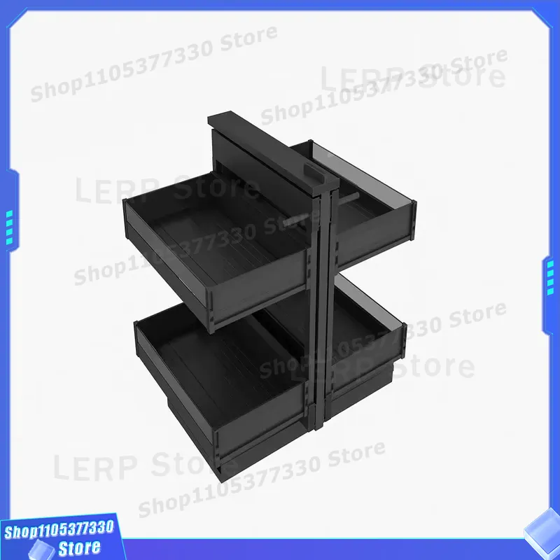 Food Storage Without Pantry - Cesta extraíble doble para gabinete de