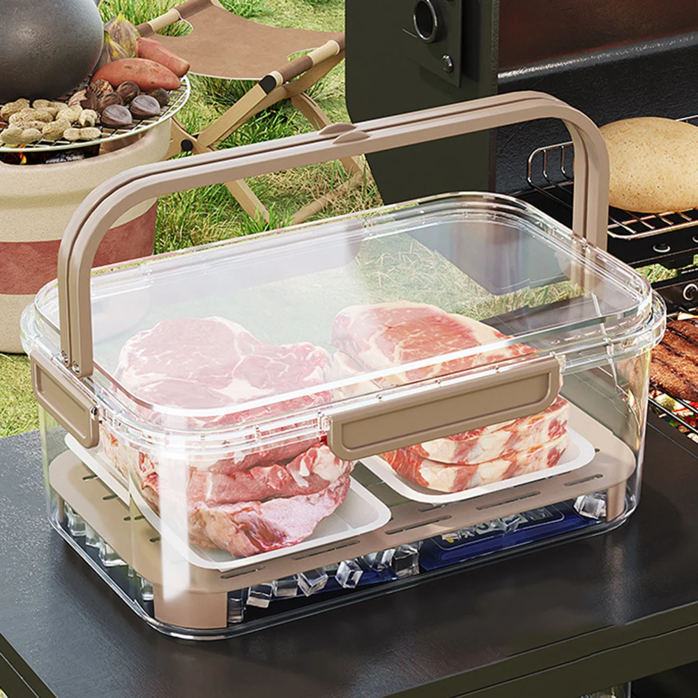 Food Storage Box Set - Contenedor portátil de almacenamiento de alimentos,