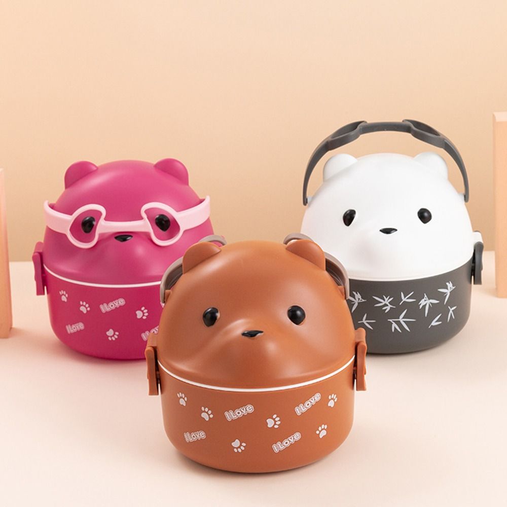 Food Storage Stackable Containers - Fiambrera térmica portátil para niños, contenedor