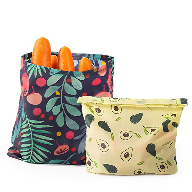 Food Storage Zipper Bags - Juego de 3 Bolsas Reutilizables de