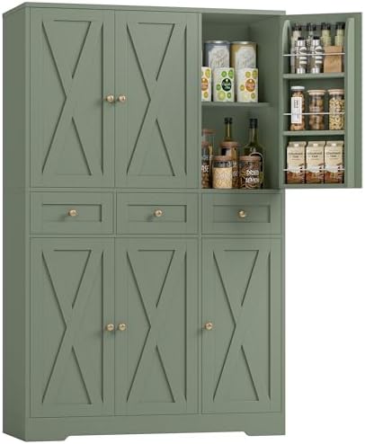 Food Storage Without Pantry - Gabinete de Almacenamiento para Cocina Estilo
