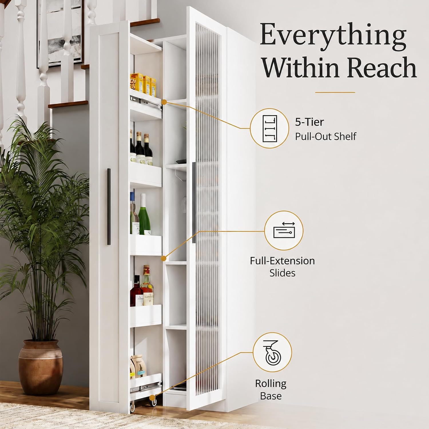 Armario de despensa de cocina  - Food Storage Without Pantry reseña y precio