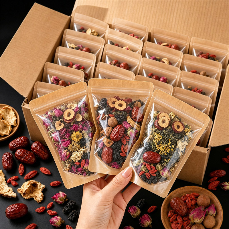 100 Uds. Bolsas de papel Kraft - Food Storage Zipper Bags reseña y precio