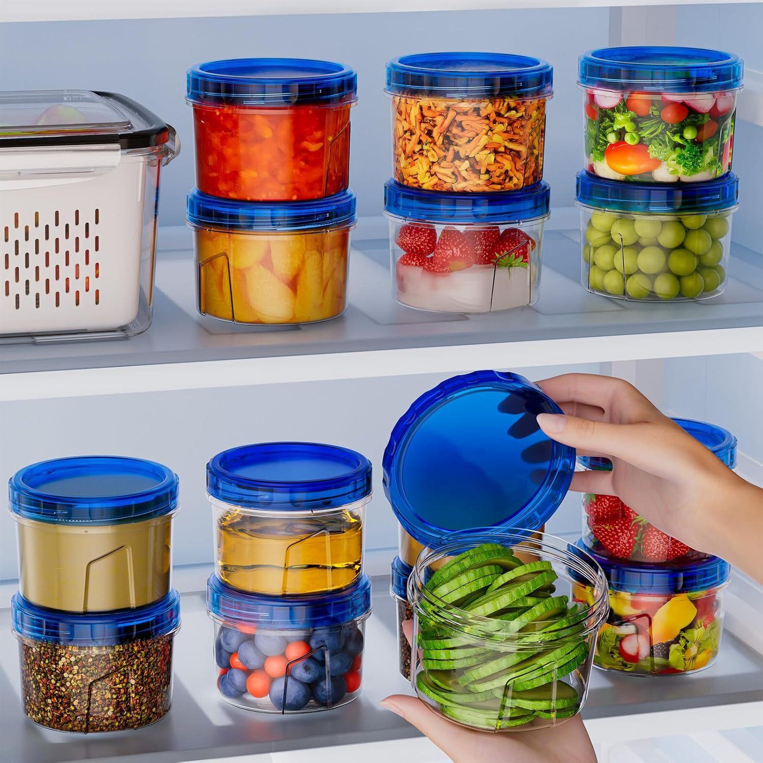 Contenedores para congelador p - Food Storage Stackable Containers reseña y precio