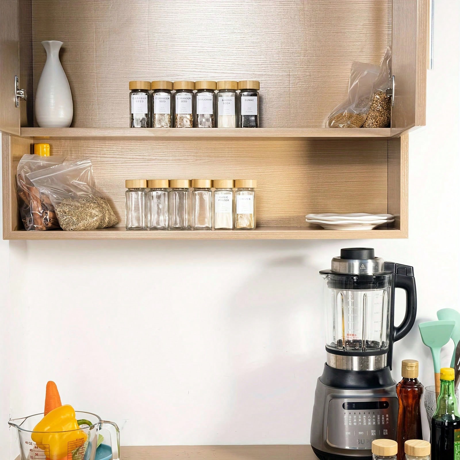 12 cajas compactas de bambú pa - Food Storage Drawers reseña y precio