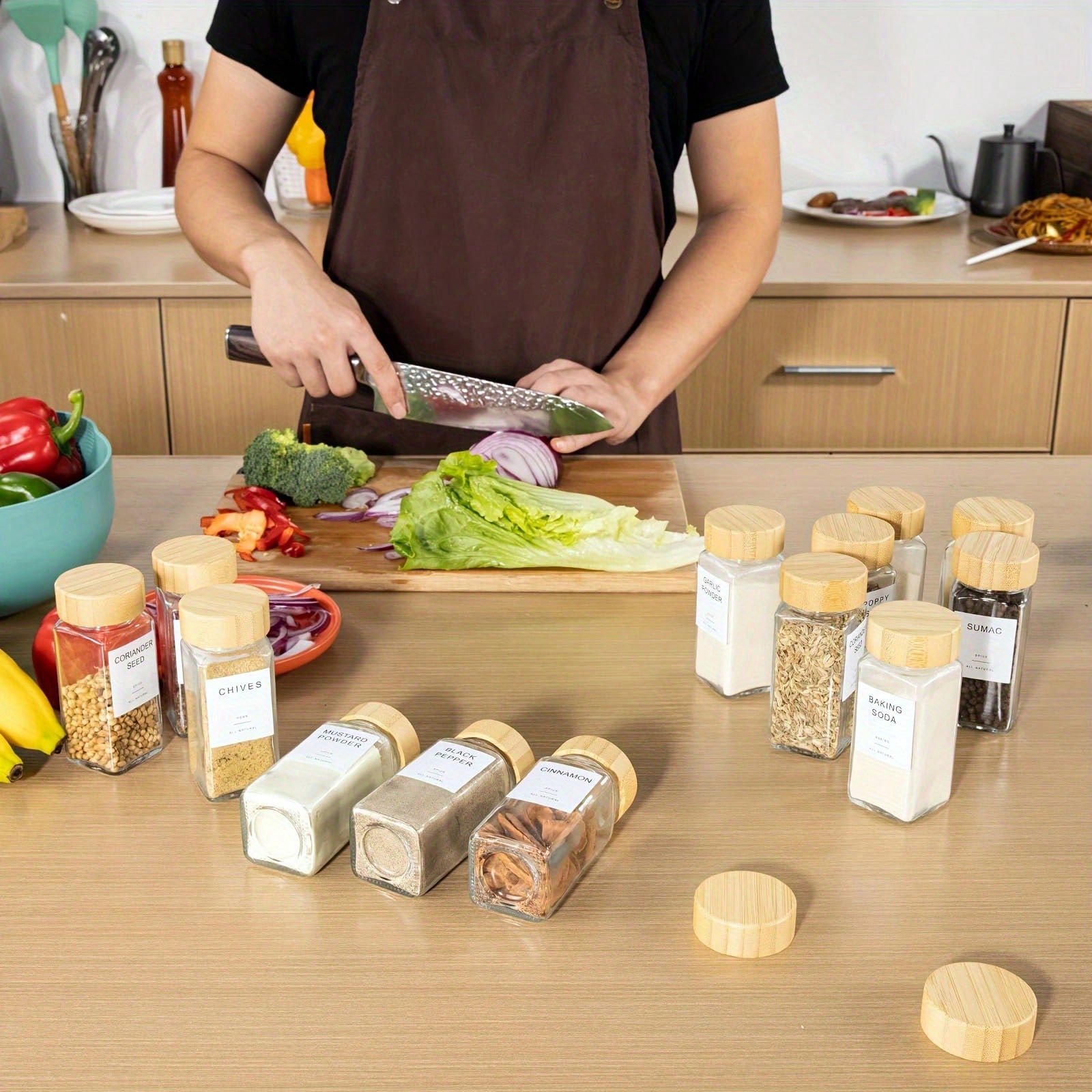 12 cajas compactas de bambú pa - Food Storage Drawers reseña y precio