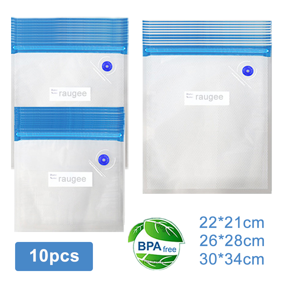 Bolsas de vacío reutilizables  - Food Storage Reusable Bags reseña y precio