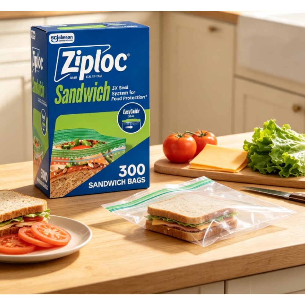 Ziploc ®   Bolsas para sándwic - Food Storage Technology reseña y precio
