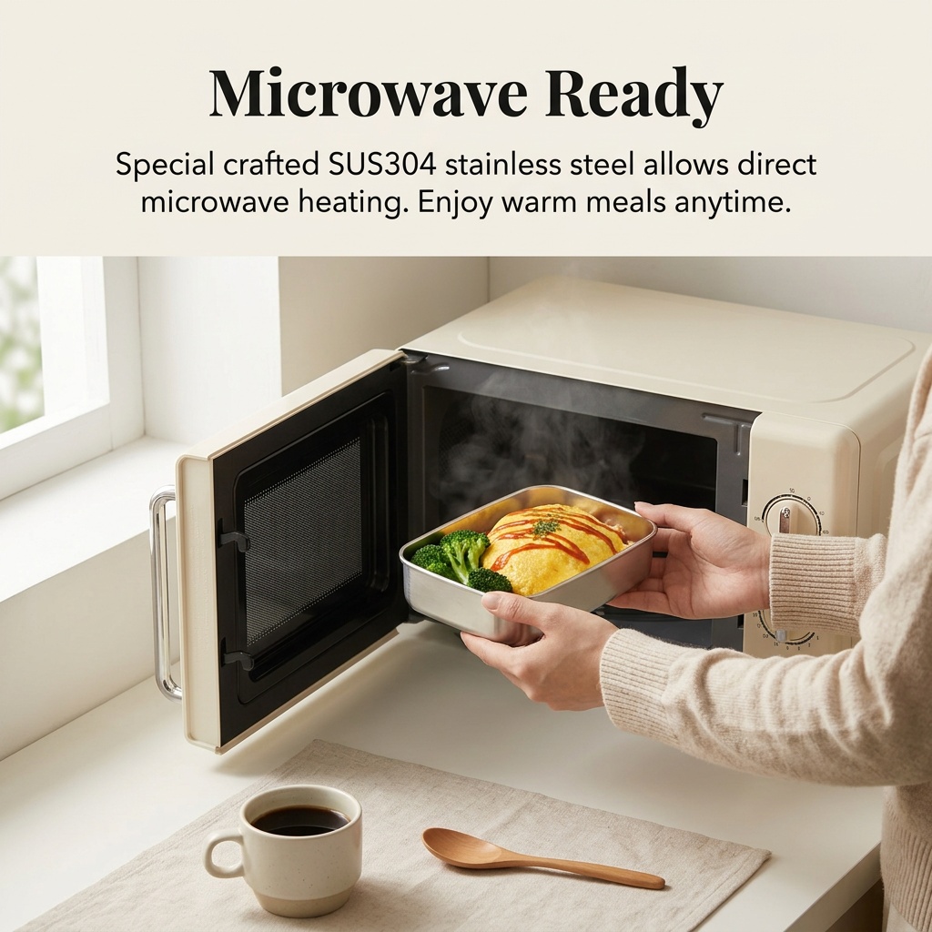 Lonchera de Acero Inoxidable,  - Food Storage Stackable Containers reseña y precio