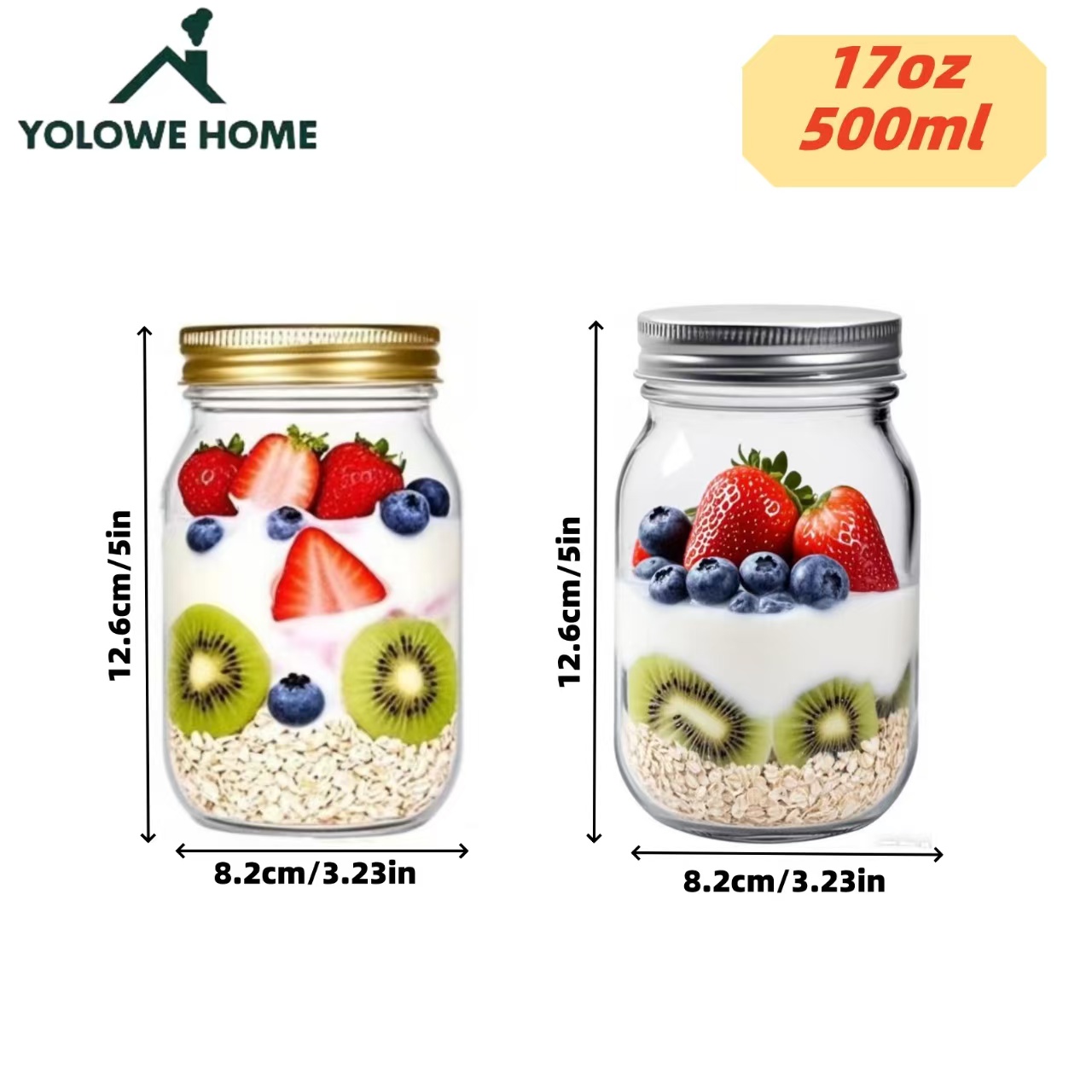 6 piezas, 12 piezas, 500 ml/16 - Salad Dressing Bottle reseña y precio