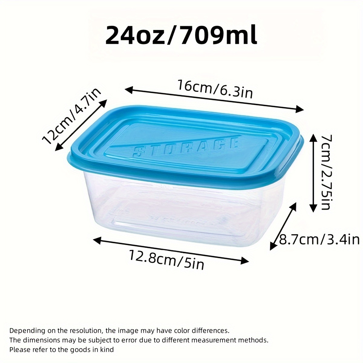 Juego de 6 Recipientes Transpa - Food Storage Stackable Containers reseña y precio