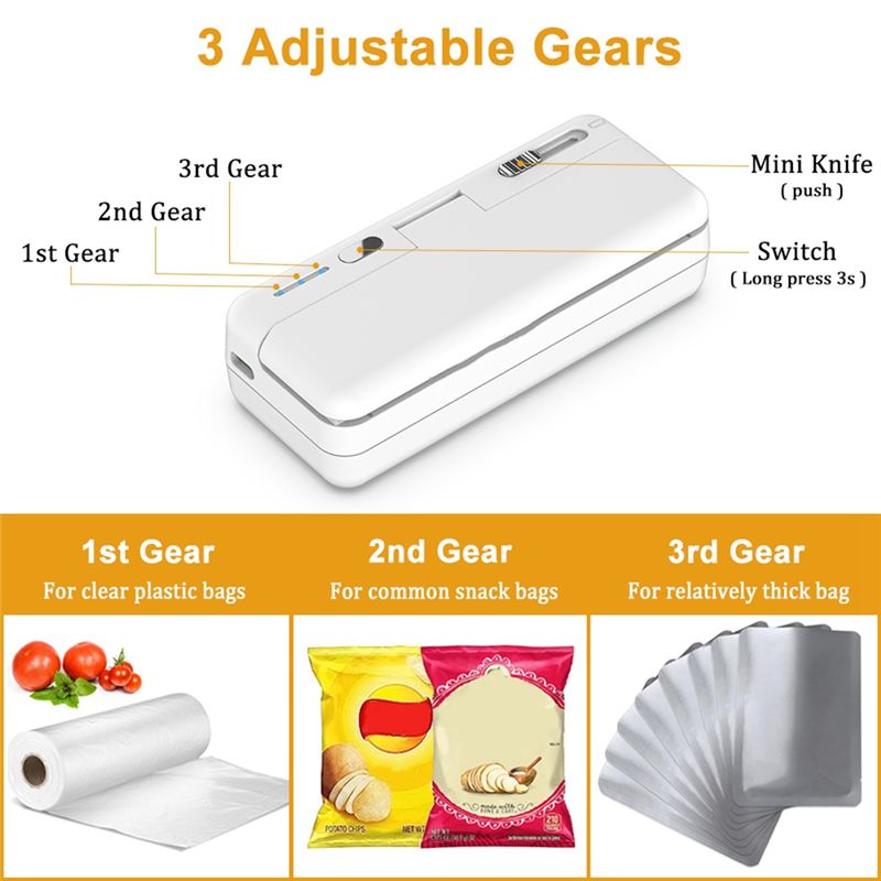 Máquina Selladora de Bolsas Mi - Food Storage Machine reseña y precio