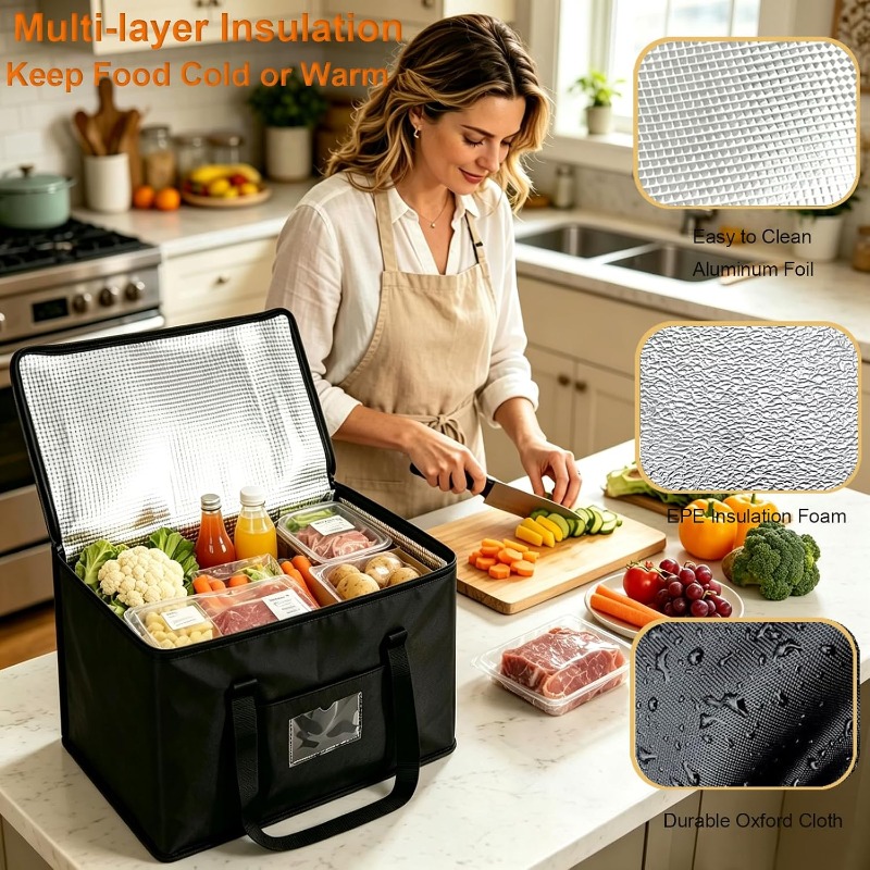Bolsa Térmica Grande para Picn - Food Storage Zipper Bags reseña y precio