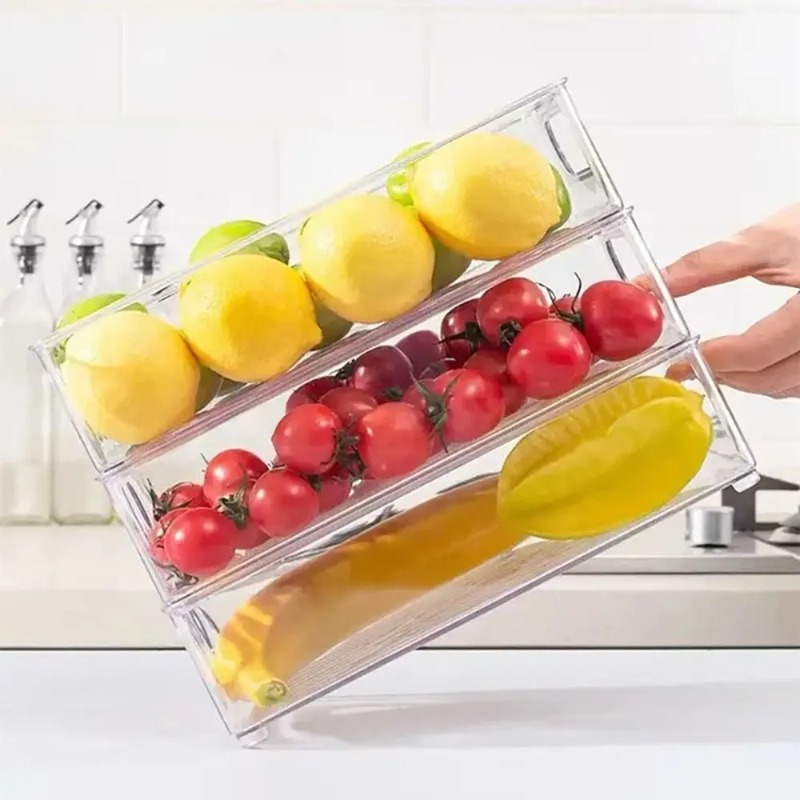 Organizador de Cajones Transpa - Food Storage Drawers reseña y precio