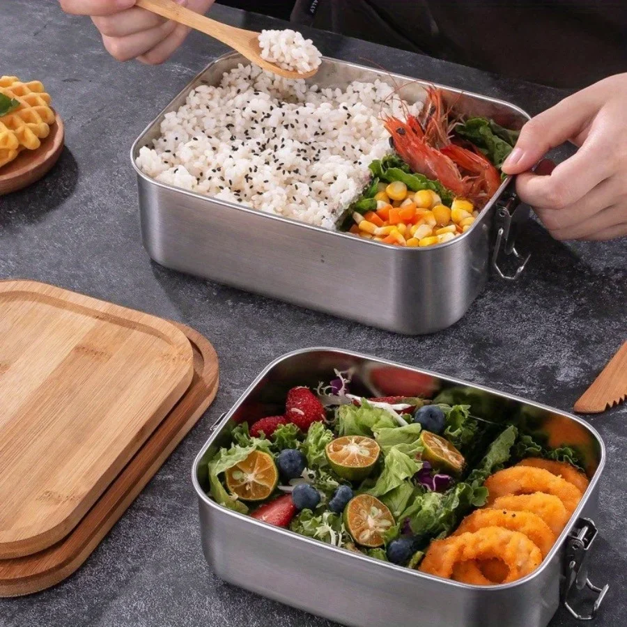 Nueva Lonchera de Acero Inoxid - Food Storage Box Set reseña y precio
