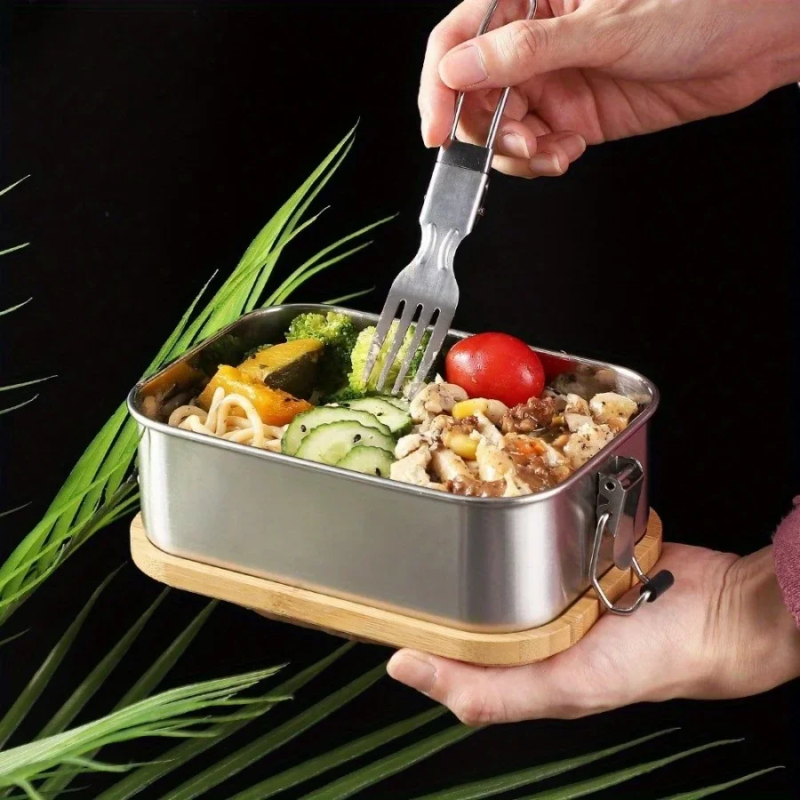 Nueva Lonchera de Acero Inoxid - Food Storage Box Set reseña y precio