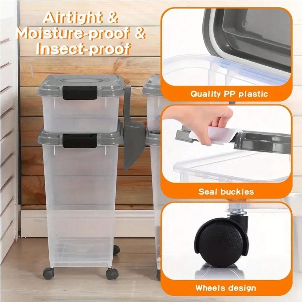 Contenedor de Almacenamiento d - Food Storage Stackable Containers reseña y precio