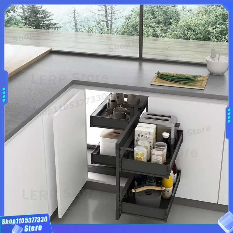Cesta extraíble doble para gab - Food Storage Without Pantry reseña y precio