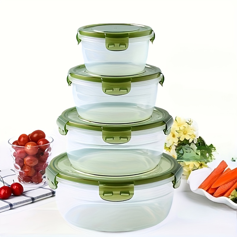 4 Recipientes de Plástico para - Food Storage Box Set reseña y precio
