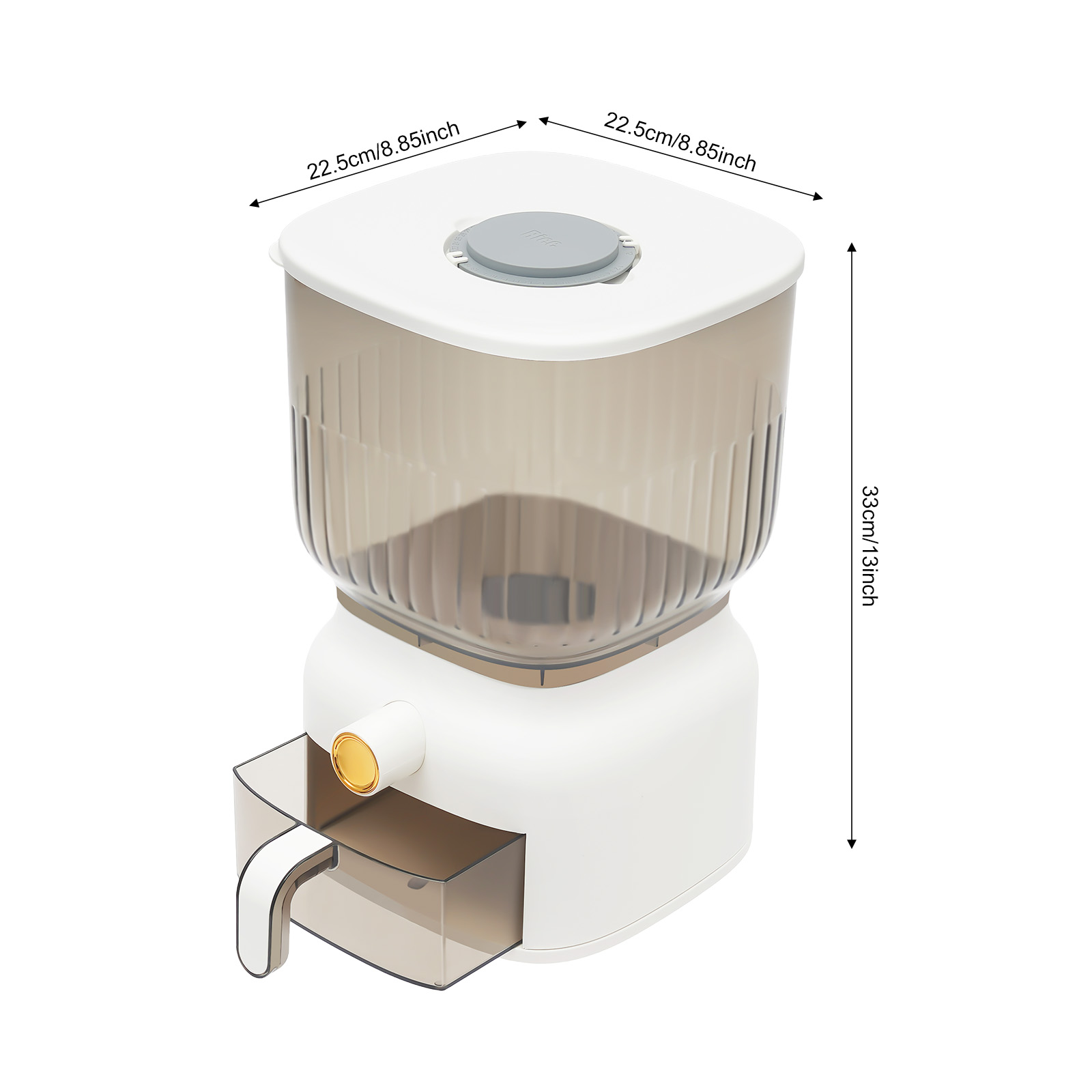 Contenedor Cuadrado para Almac - Food Storage Without Pantry reseña y precio