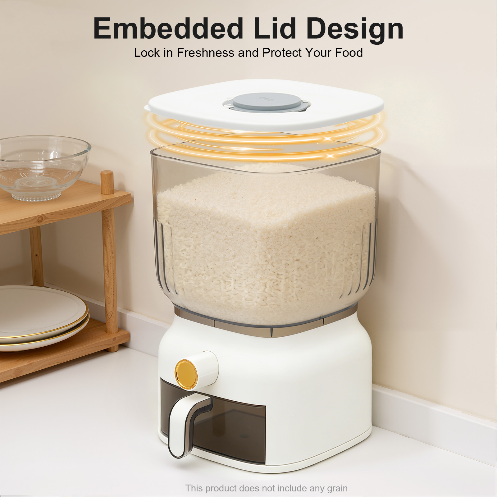 Contenedor Cuadrado para Almac - Food Storage Without Pantry reseña y precio