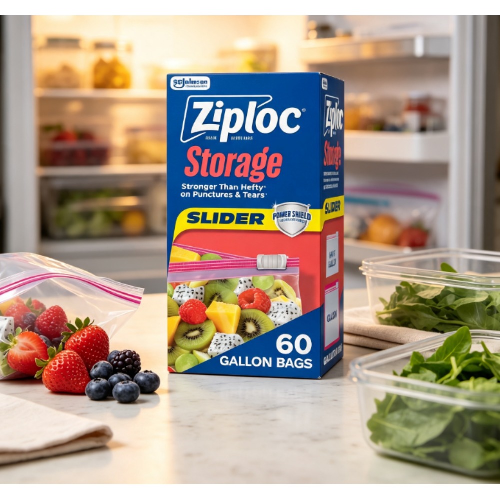 Ziploc ®   Bolsas deslizantes  - Food Storage Technology reseña y precio