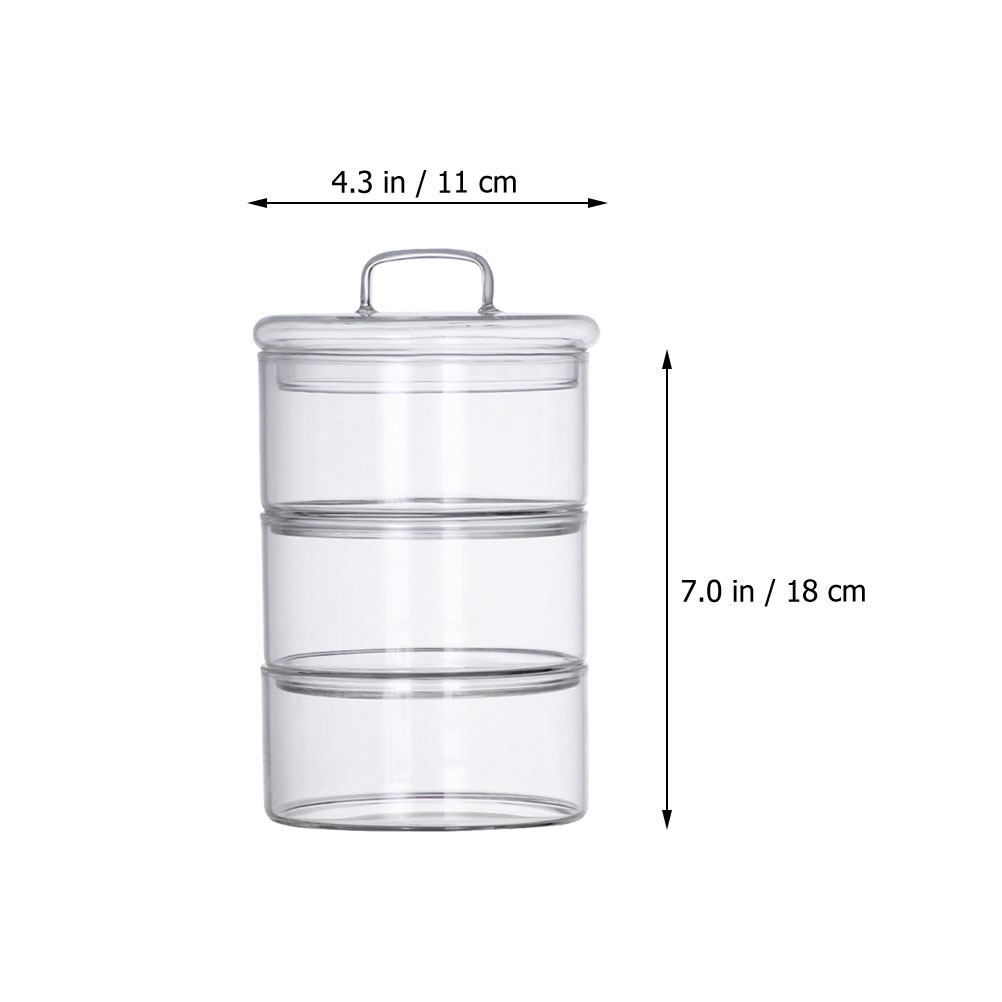 Juego de 1 Recipiente de Vidri - Food Storage Stackable Containers reseña y precio