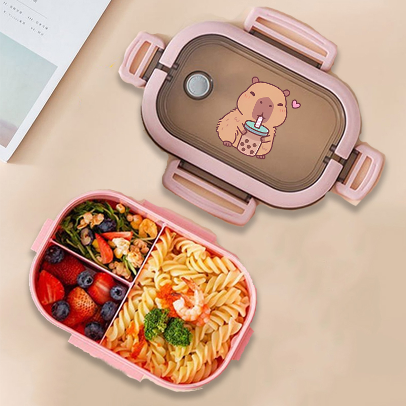 Fiambrera Bento de Capibara co - Food Storage Box Set reseña y precio