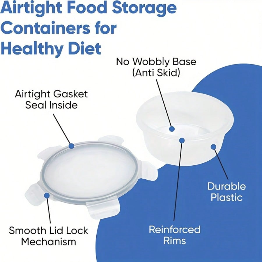 Juego de recipientes para prep - Food Storage Box Set reseña y precio