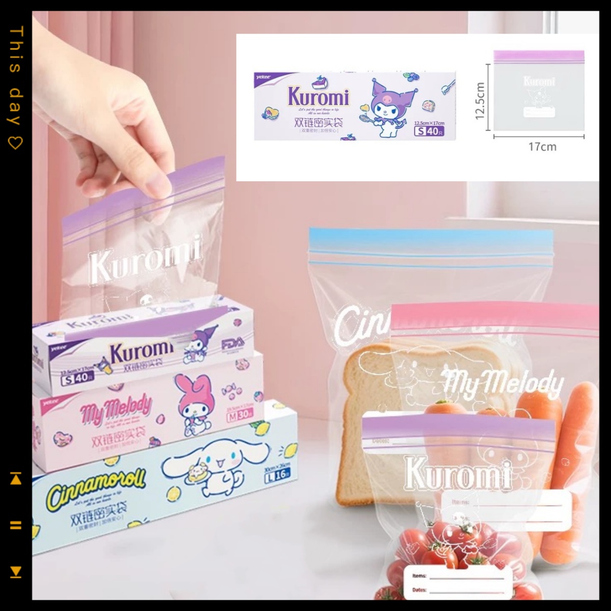 Bolsa de almacenamiento con ci - Food Storage Ziploc Bags reseña y precio