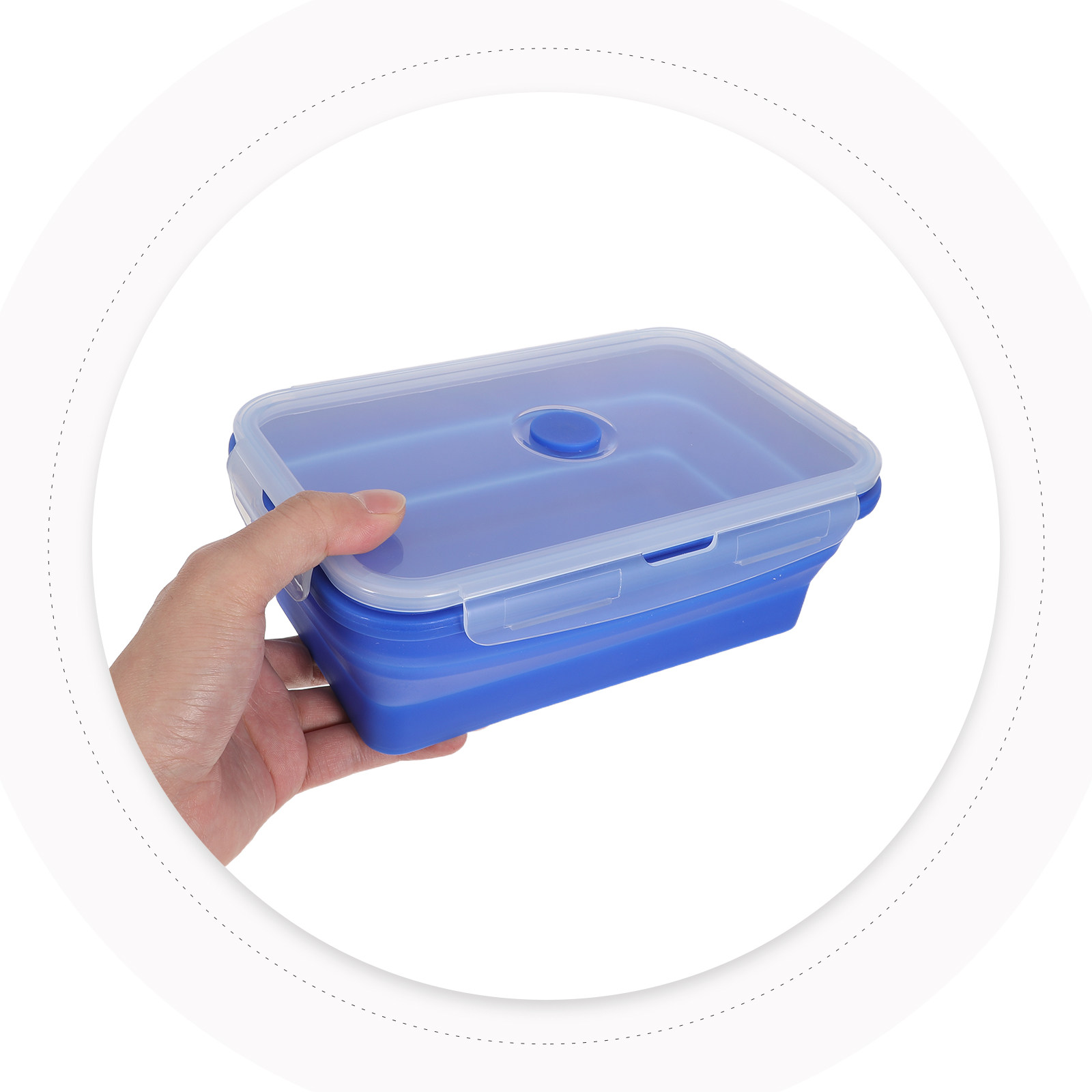 4 piezas de recipientes de sil - Food Storage Stackable Containers reseña y precio