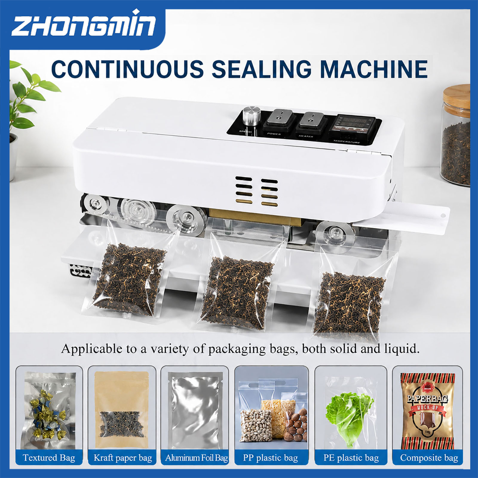 Sellador al Vacío Eléctrico ZH - Food Storage Machine reseña y precio