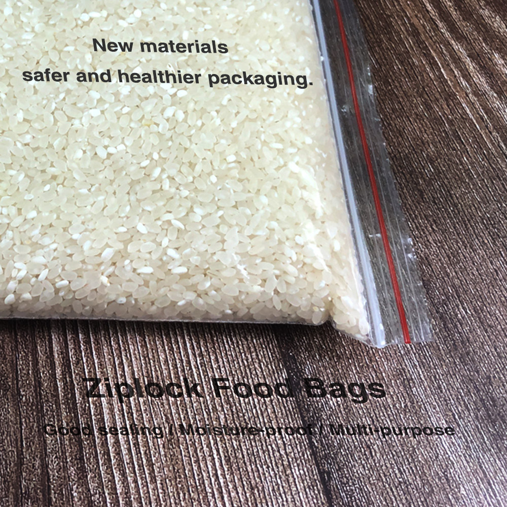 100 unids/pack bolsas con cier - Food Storage Zipper Bags reseña y precio