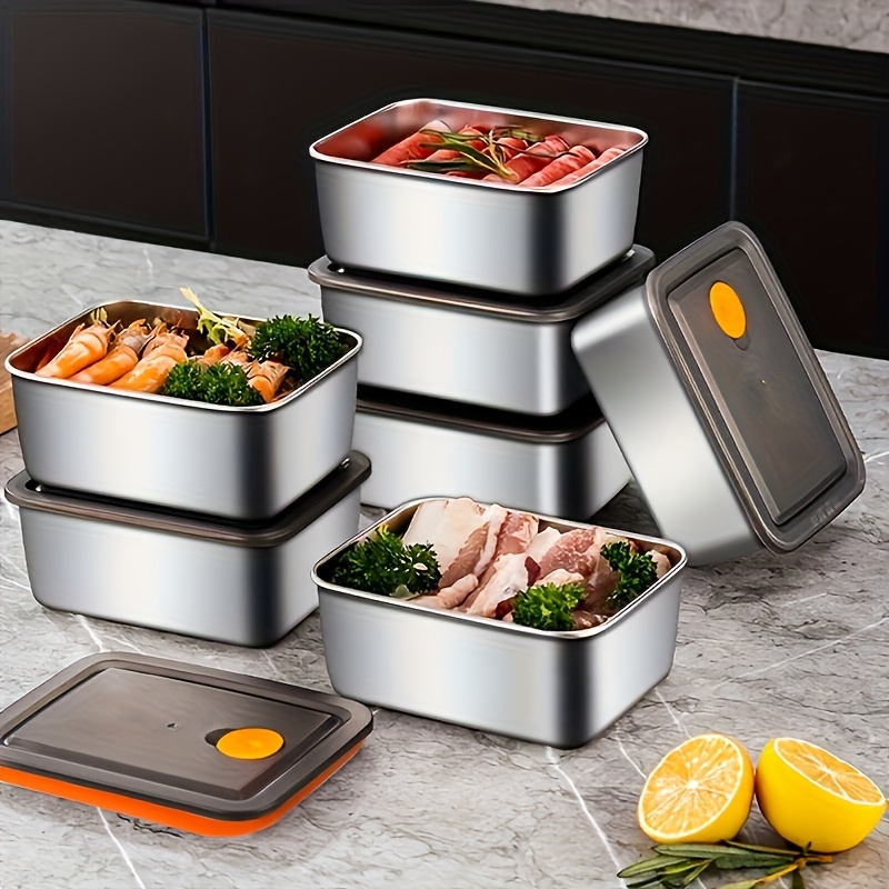 Juego de 4 Recipientes de Alma - Food Storage Stackable Containers reseña y precio