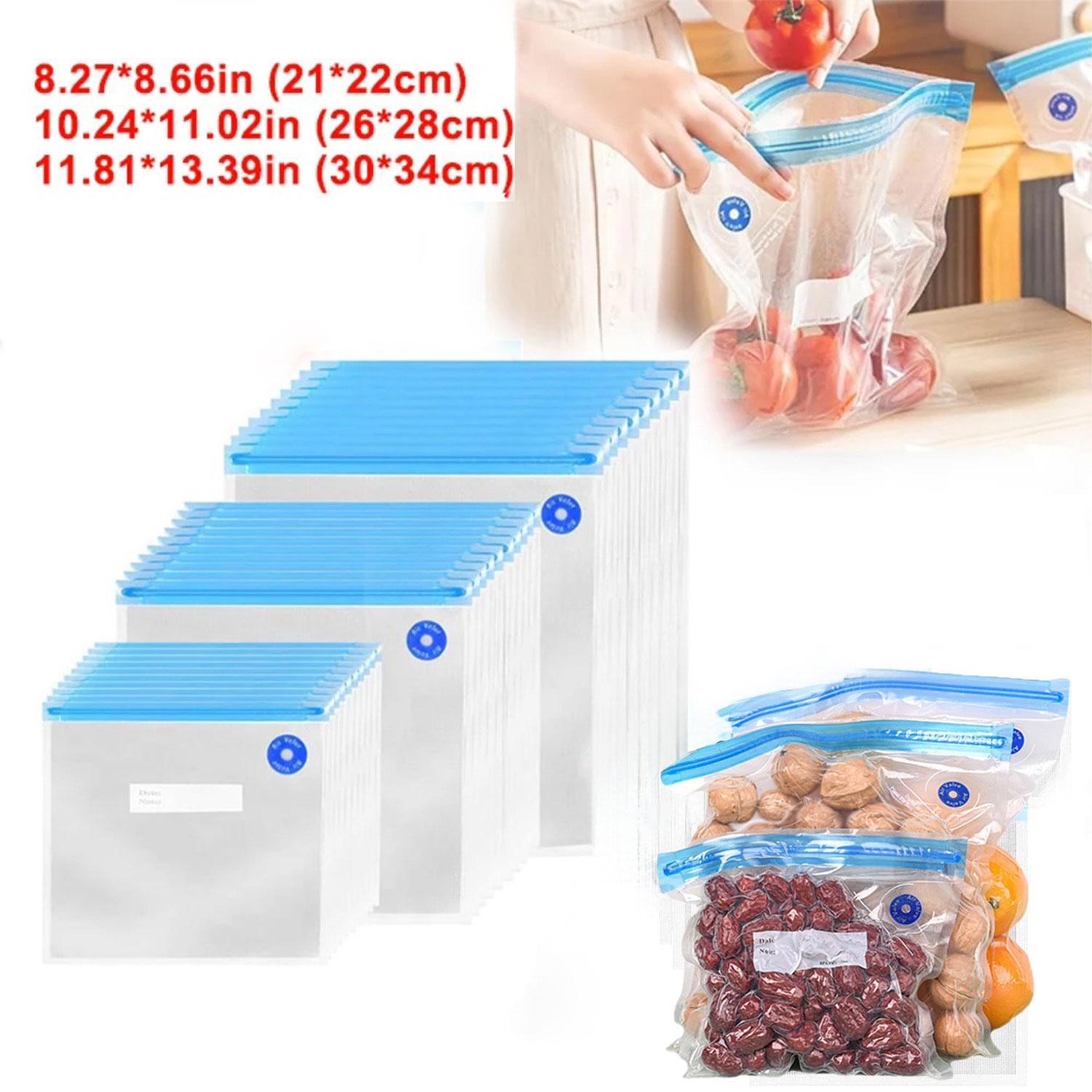 Bolsas Sous Vide Reutilizables - Food Storage Reusable Bags reseña y precio