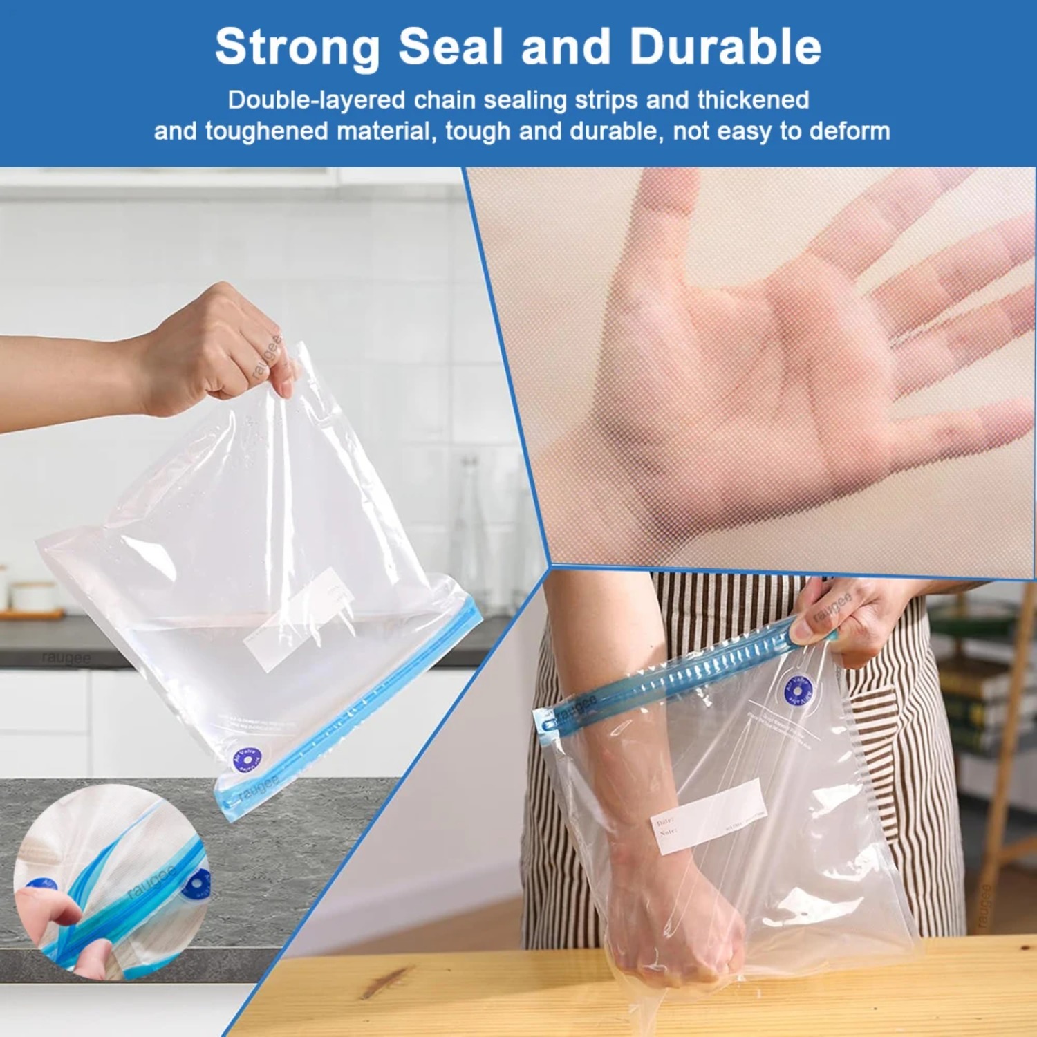 Bolsas Sous Vide Reutilizables - Food Storage Reusable Bags reseña y precio
