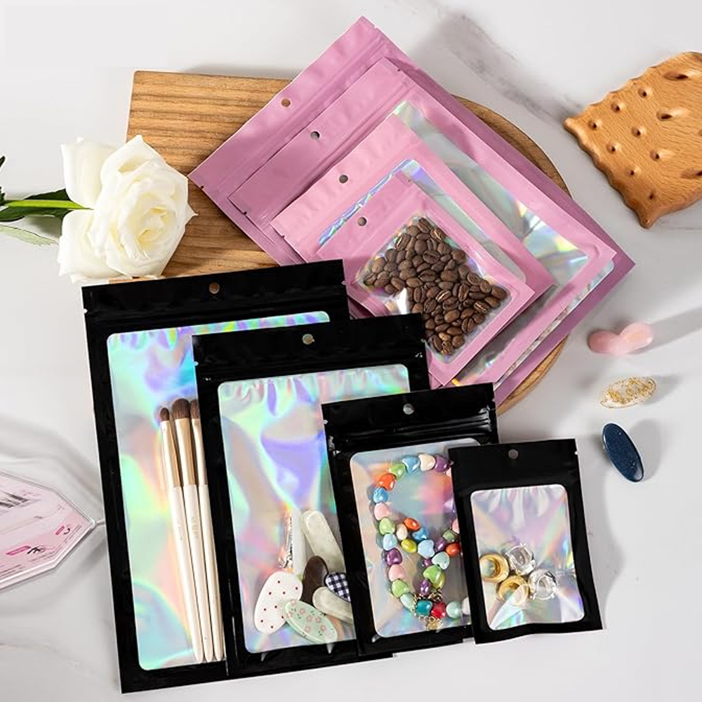 Bolsas de Plástico Holográfica - Food Storage Ziploc Bags reseña y precio