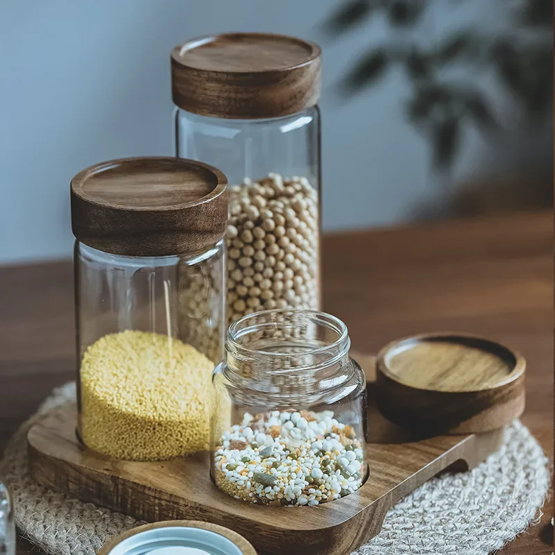 Recipiente hermético de vidrio - Food Storage Jars Airtight reseña y precio
