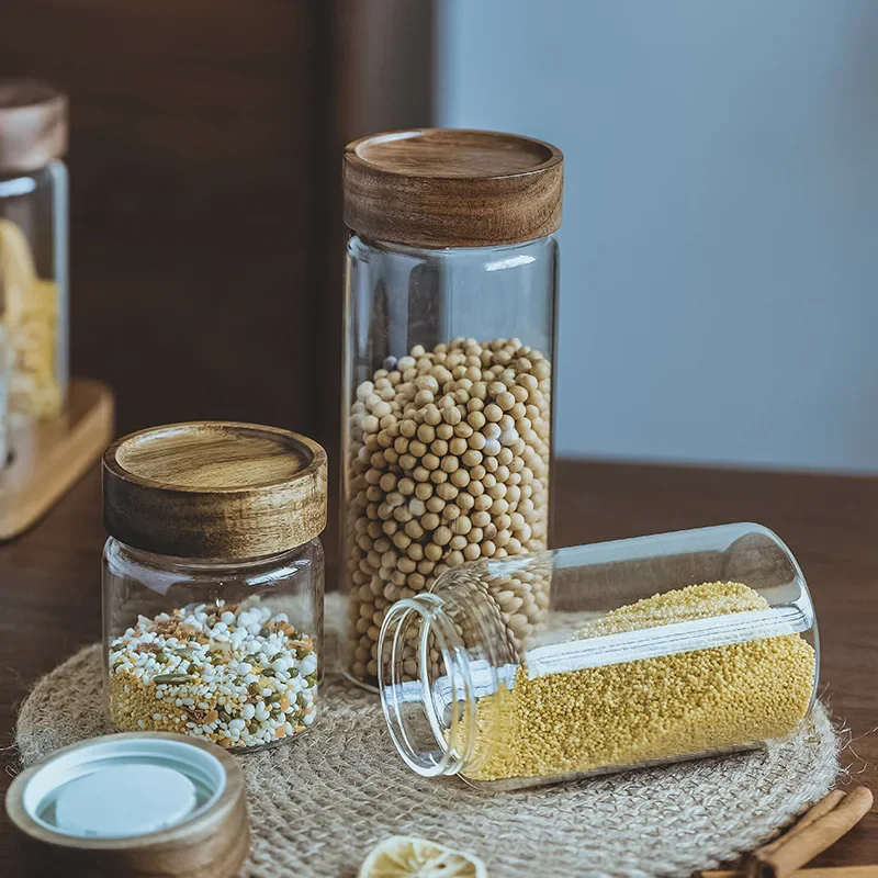 Recipiente hermético de vidrio - Food Storage Jars Airtight reseña y precio