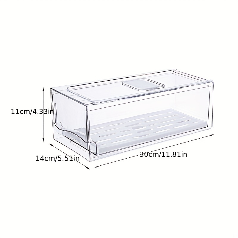 Caja de almacenamiento para re - Food Storage Drawers reseña y precio