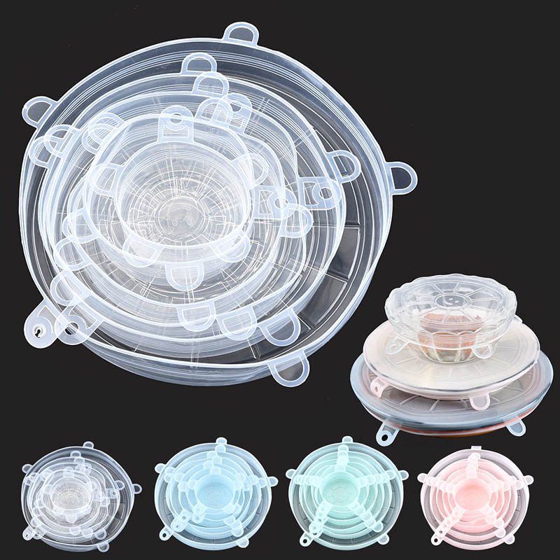 Tapas de silicona para envolve - Silicone Stretch Lid reseña y precio