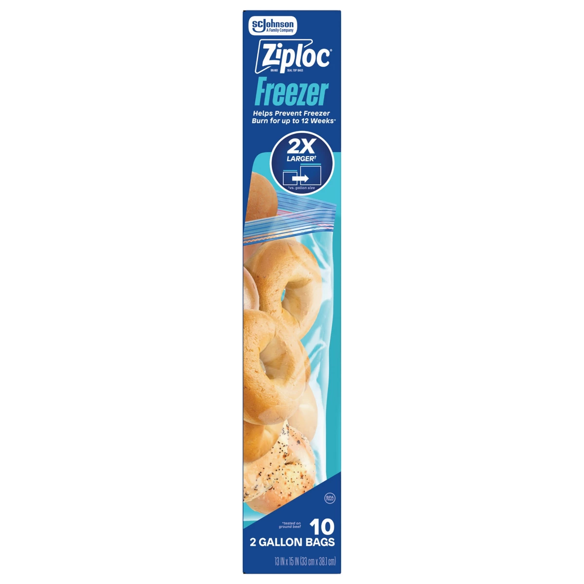Bolsas Ziploc de Dos Galones p - Food Storage Ziploc Bags reseña y precio